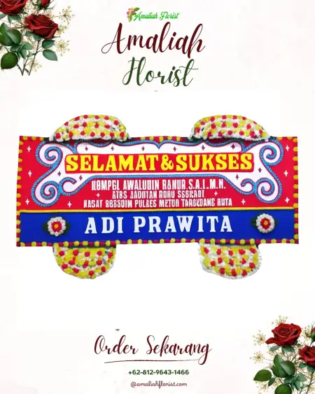 Papan Bunga Ucapan Selamat Argosuko