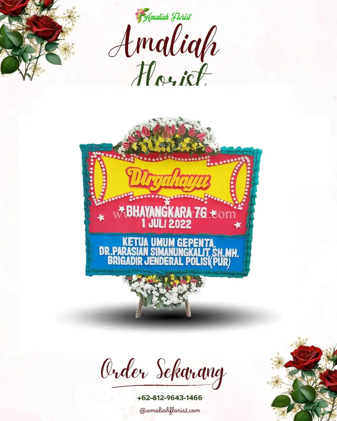 Papan Bunga HUT Ulang Tahun Argosuko